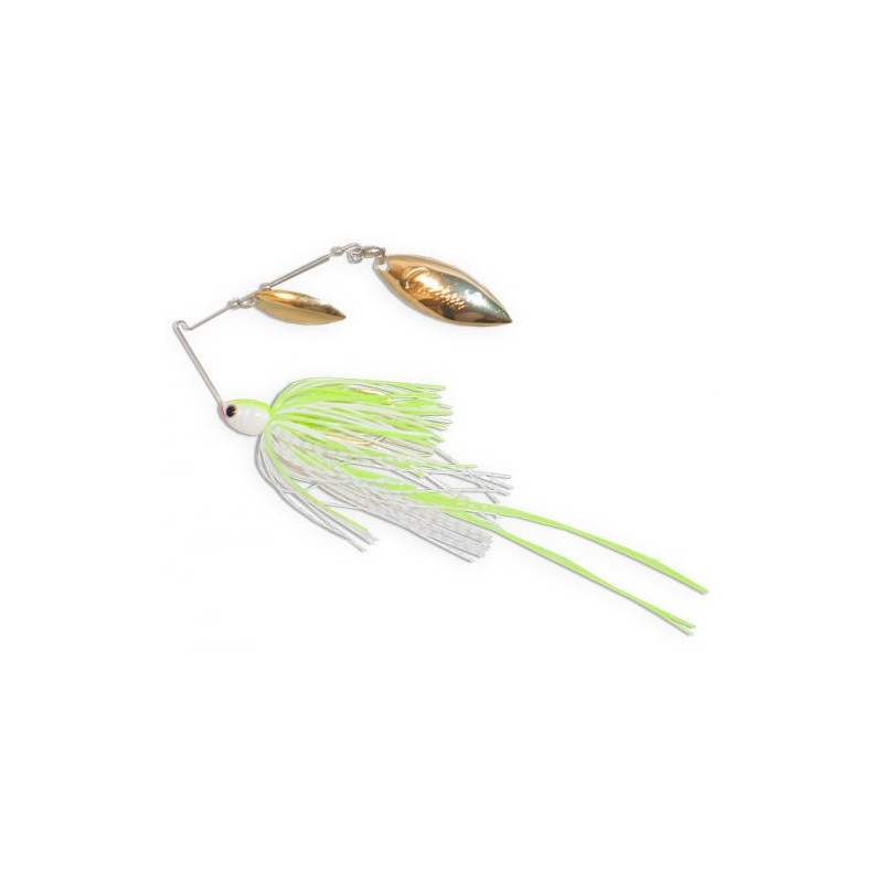 ATLAS SPINNERBAIT BLANCA AMARILLA 3/8 oz