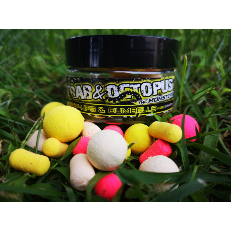 PERALBAITS POP UPS - DUMBELLS CRAB Y OCTOPUS