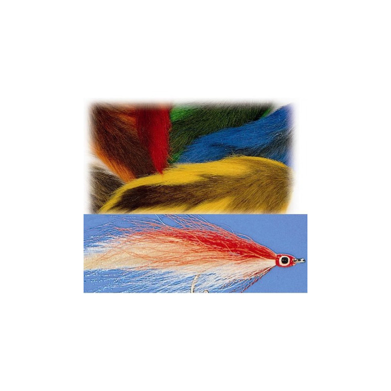 BUCKTAIL (GAMO) COLA COMPLETA ROJA