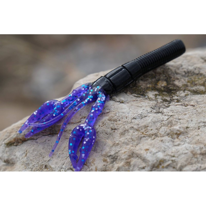 MEDIUM CRAW 020/184 BLACK BODY ELECTRIC BLUE CLAWS