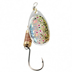 DAM EFFZETT SPINNER SINGLE HOOK BROWN TROUT 3 G