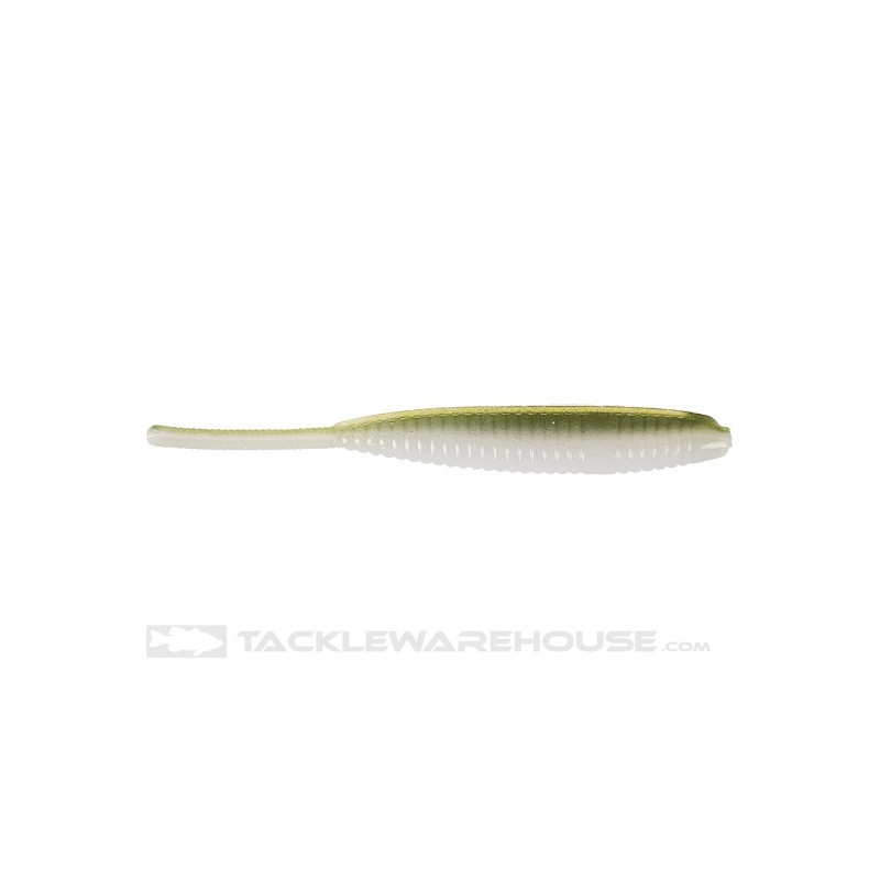 YAMAMOTO 4 SHAD SHAPE WORM  901 WTRMLN CREAM LAM
