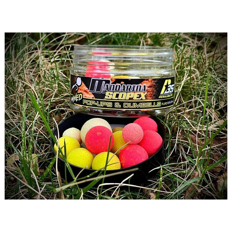 PERALBAITS POP-UPS DUMBELL MANDARINA SCOPEX