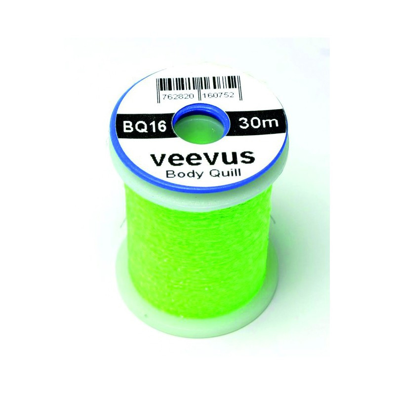 HILO DE MONTAJE VEEVUS BODY QUILL N 16 VERDE FLUOR