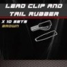 LEAD CLIP & TAIL RUBBER CON PASADOR