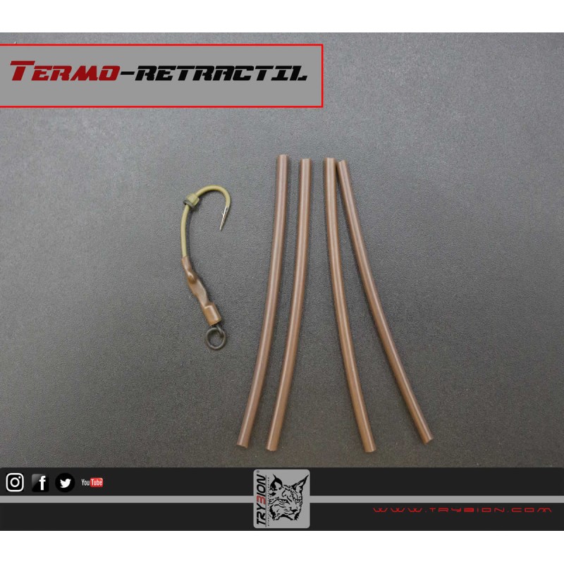 TRYBION TUBO TERMO RETRACTIL MARRON