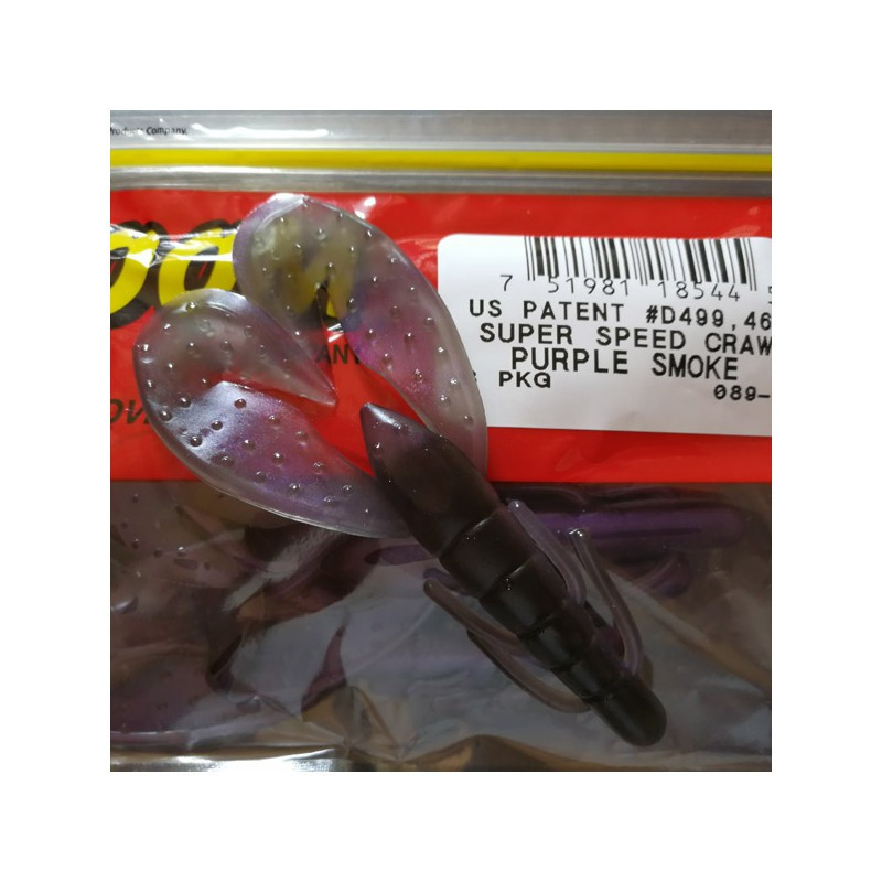 ZOOM SUPER SPEED CRAW PURPLE SMOKE