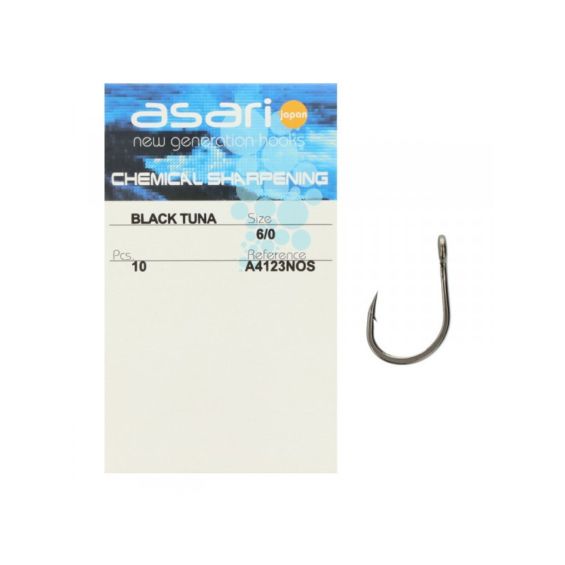 ASARI BLACK TUNA ANZUELO 6/0