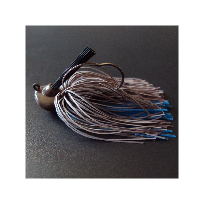 TEETH JIG PROFESIONAL 1/2 OZ RUBBER MARRON Y AZUL